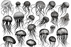 Jellyfish tattoo idea