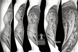 medical stitches wrapped around my calf so it looks like it was reattached tattoo idea