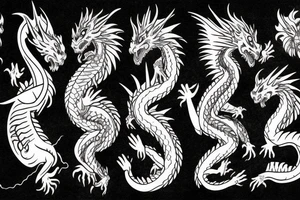fire-breathing dragon tattoo idea