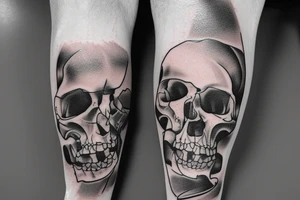 medical stitches wrapped around my calf so it looks like it was reattached tattoo idea