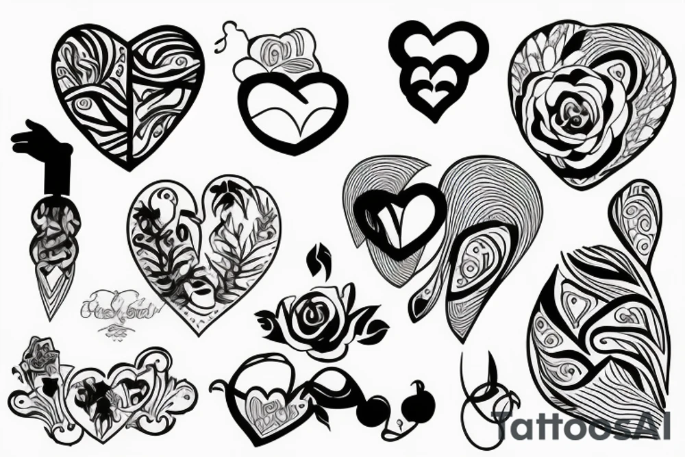 heart tattoo idea