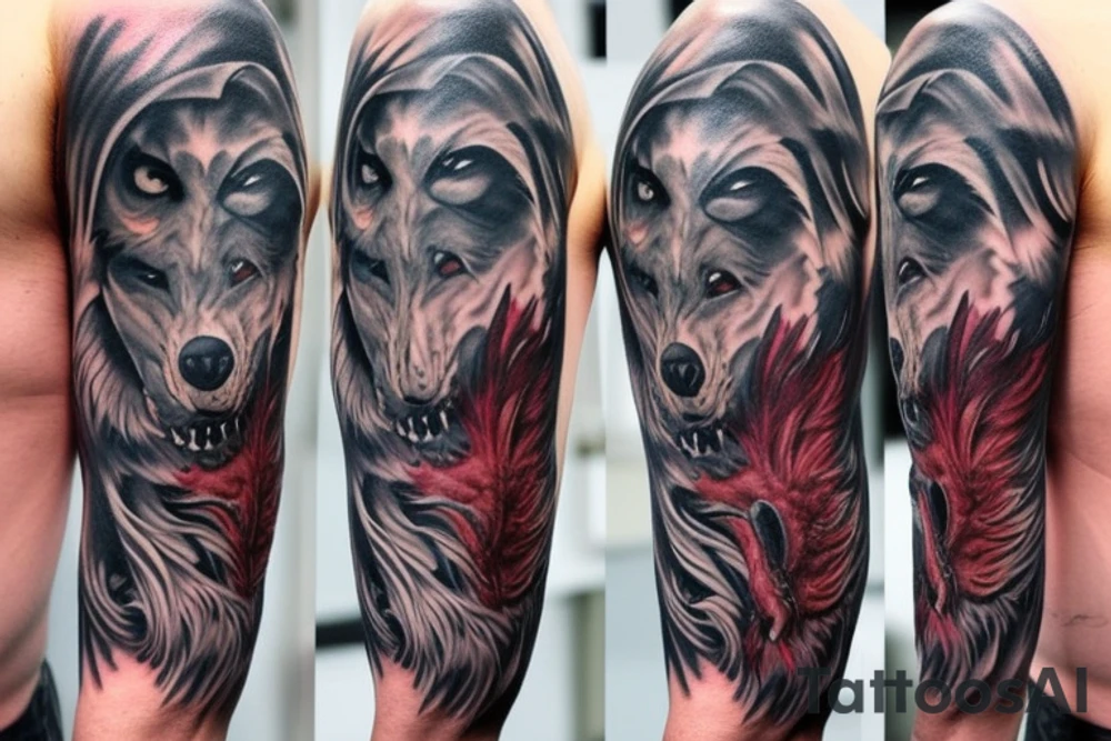 werewolf 4k tattoo idea