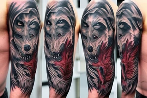 werewolf 4k tattoo idea