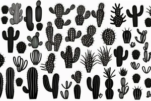 Cactus tattoo idea