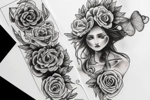 tattoo gerl:: pencil::1 moonlight::1 miniature::1 delacroix::1 grayscale::1 carbon::1 —v 4 tattoo idea