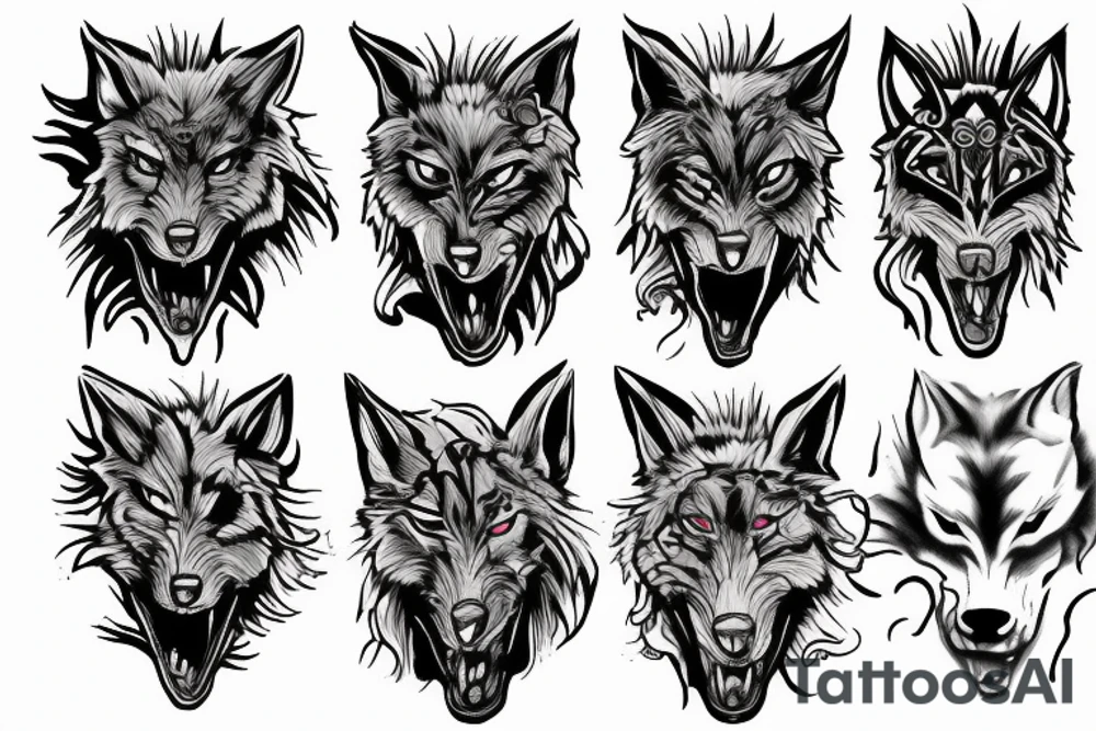 werewolf --s 750 -qq 2 tattoo idea