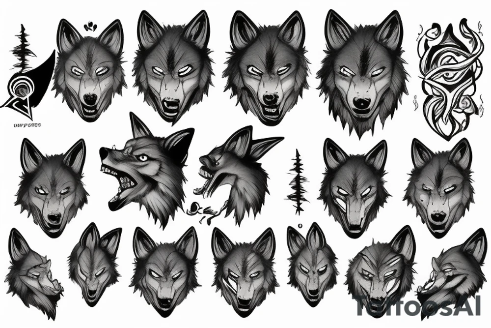 werewolf --s 2000 -qq 2 tattoo idea