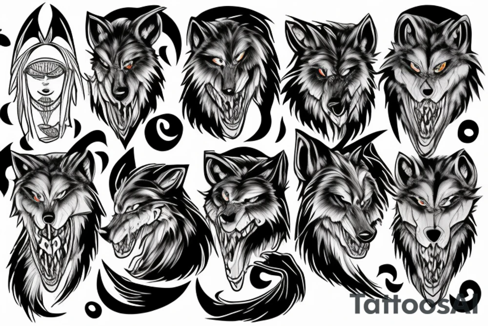 werewolf --s 2000 -qq 2 tattoo idea