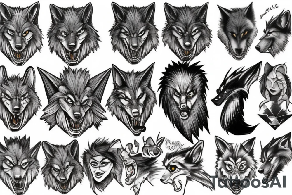 werewolf --s 2000 tattoo idea