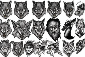 werewolf --s 2000 tattoo idea