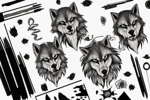 werewolf, --s 2000 tattoo idea