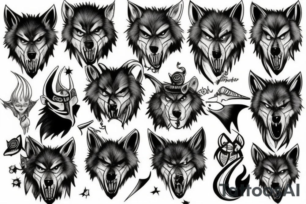 werewolf, --s 2000 tattoo idea