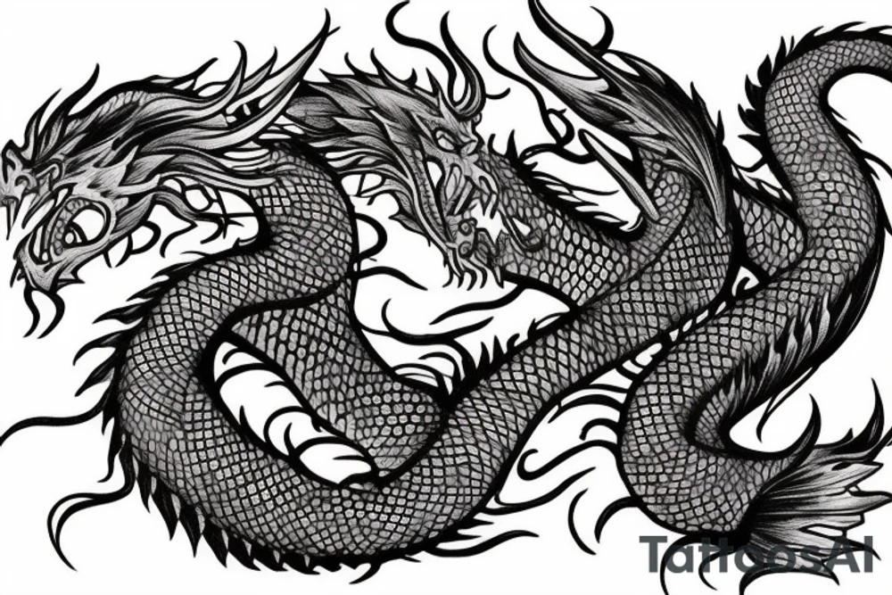 the tattoo is depicted as a dragon breathing fire and flying over a city that is on fire. People are running in panic in all directions. Everything is bright and organic. Suggested Placements: Back, upper arm, thigh tattoo idea