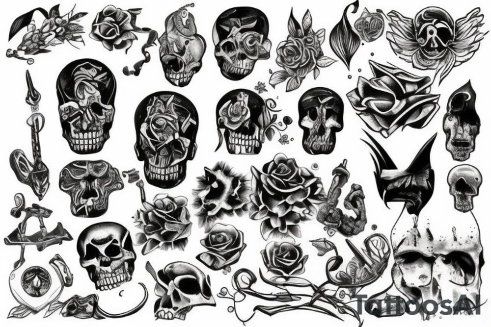 Island tattoo tattoo idea