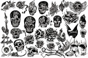 Island tattoo tattoo idea
