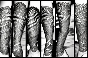 Half shark half human tattoo idea