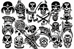 Pirate tattoo idea