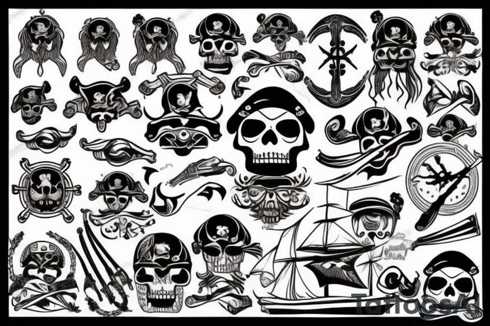 Pirate tattoo idea