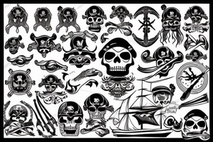 Pirate tattoo idea