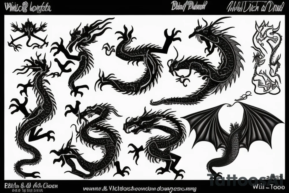 willow tree with dragon tattoo idea