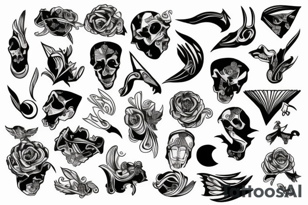 icarusl plummeting tattoo idea