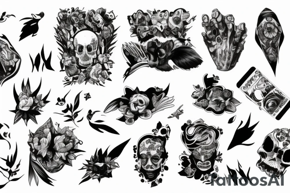 icarusl crashing tattoo idea