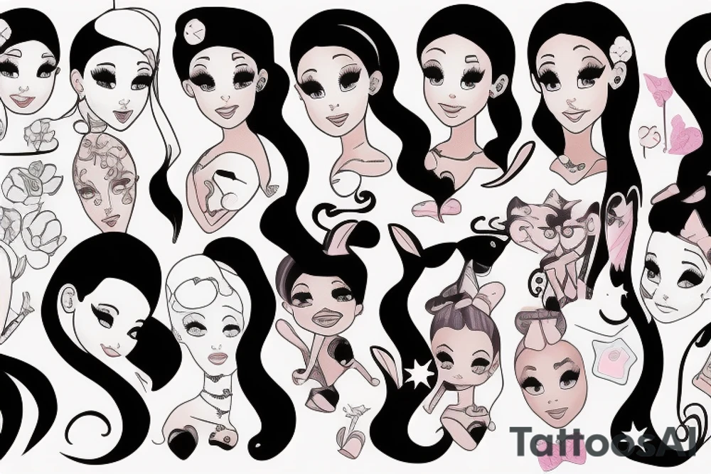 Ariana Grande tattoo idea