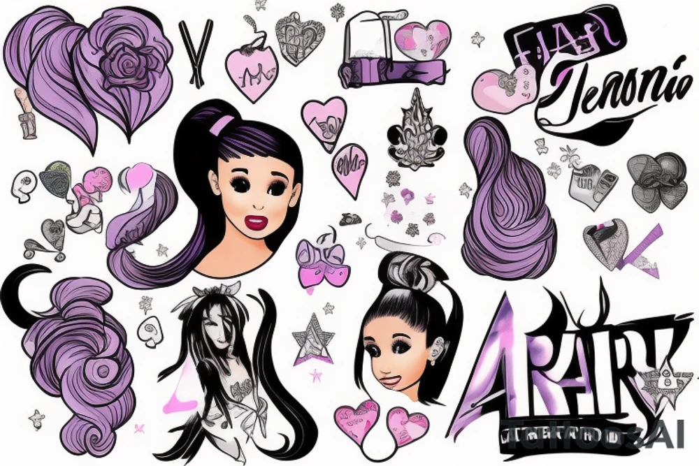 Ariana Grande tattoo idea
