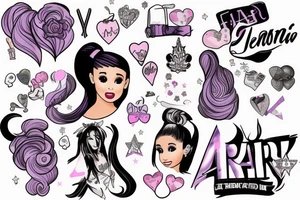 Ariana Grande tattoo idea