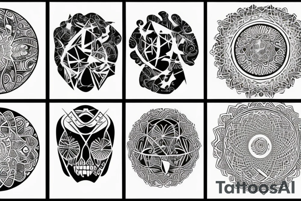 Data visualization tattoo idea