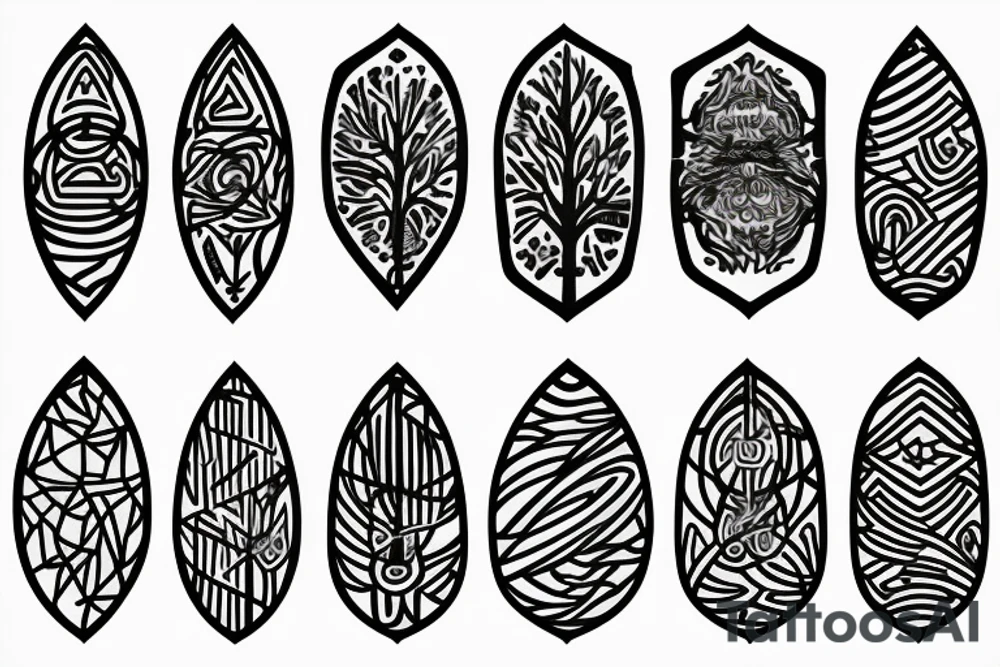 Universe containing data science and a tree of life tattoo idea