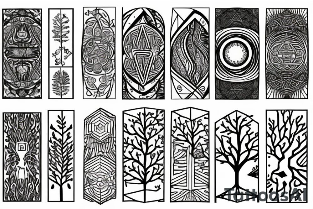 Universe containing data science and a tree of life tattoo idea Universe containing data science and a tree of life tattoo idea
