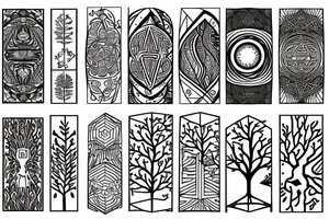 Universe containing data science and a tree of life tattoo idea