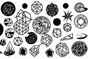 Universe containing data science tattoo idea