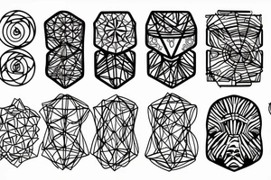 Neural network structure tattoo idea