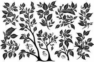 apple tree tattoo idea