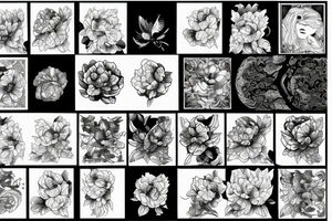 Peonies tattoo idea
