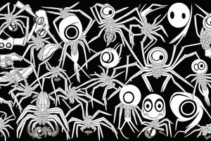 Spider with eye on its back tattoo idea