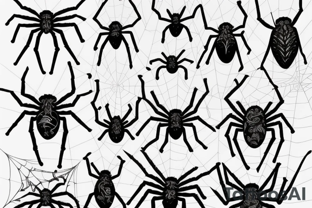 Spider tattoo idea