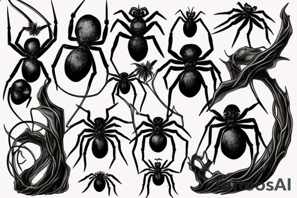 Spider tattoo idea