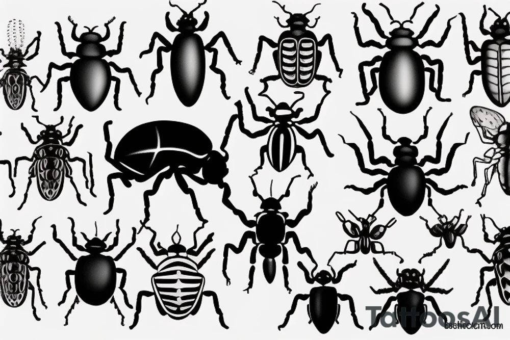 Beetle tattoo idea