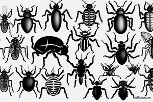 Beetle tattoo idea