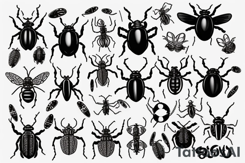Beetle tattoo idea