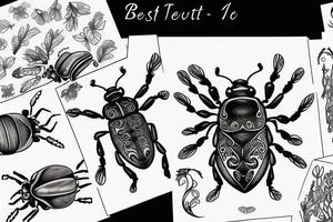 Beetle tattoo idea