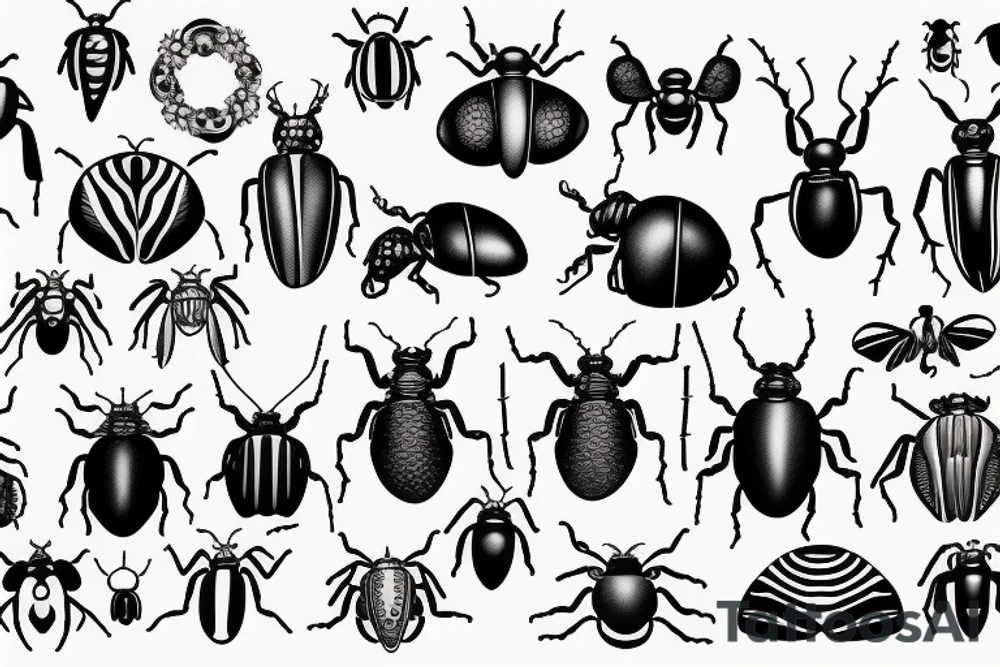 Beetle tattoo idea