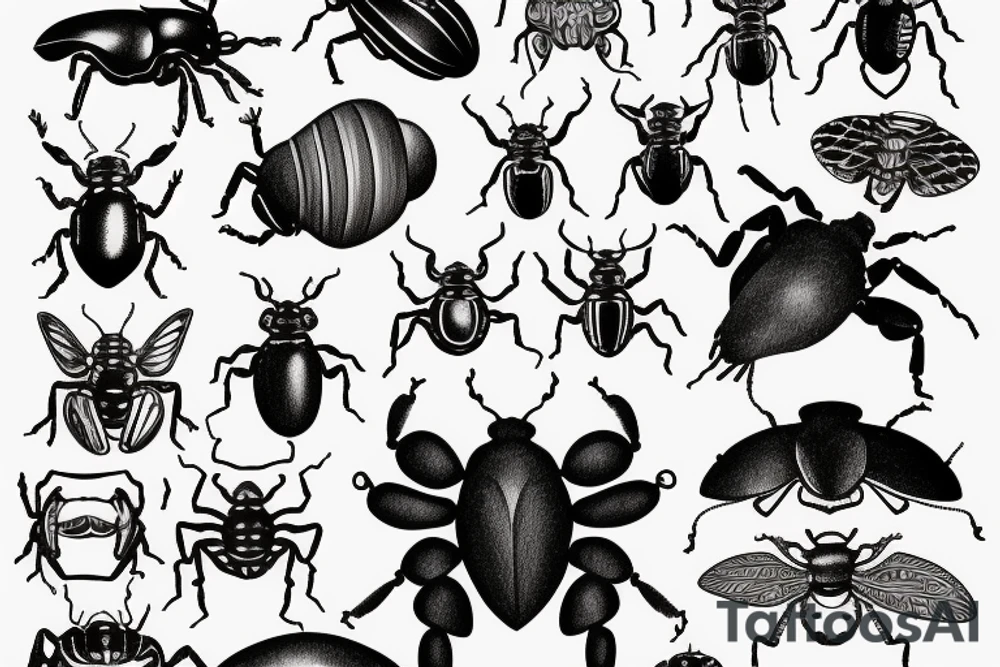 Beetle tattoo idea
