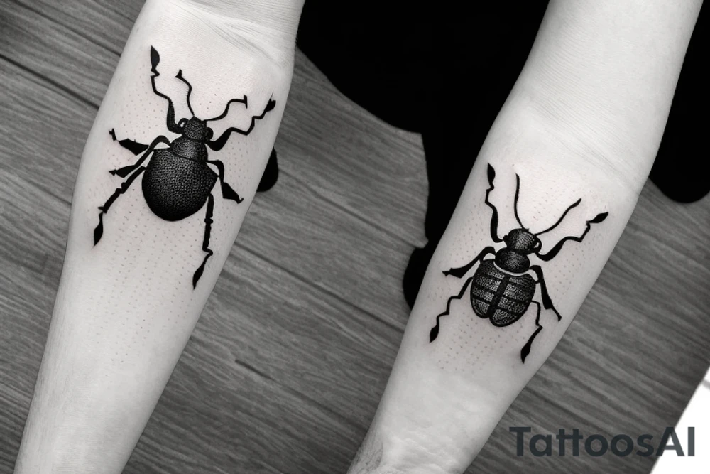Beetle tattoo idea