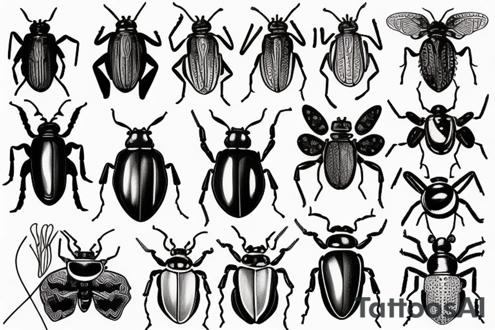Beetle tattoo idea