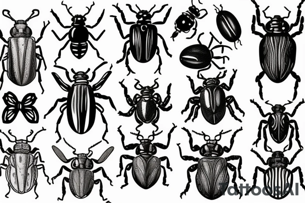 Beetle tattoo idea