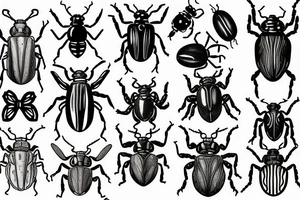 Beetle tattoo idea